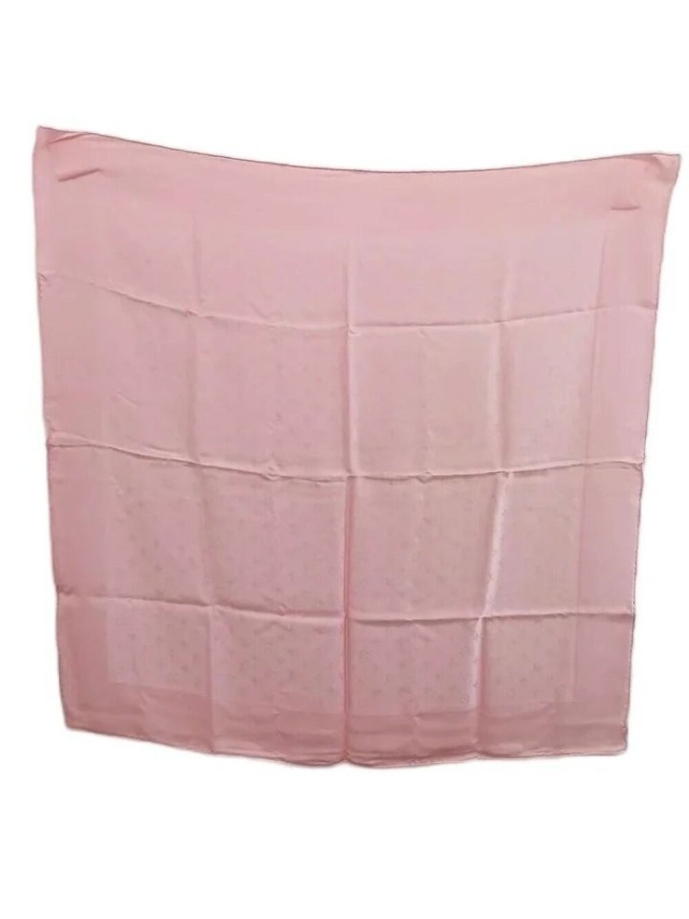 Louis Vuitton Scarf Large Silk Monogram All Over Print Logo Pink